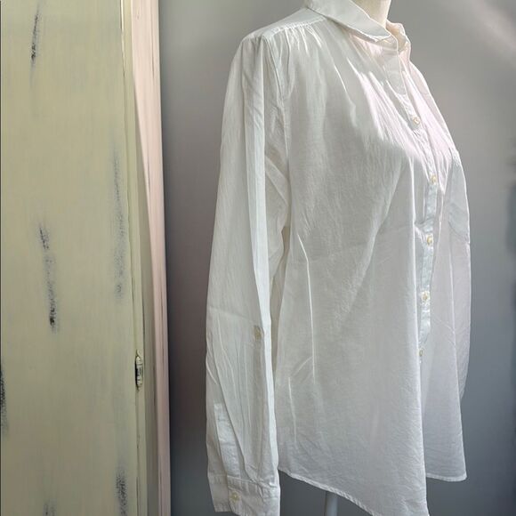 Ann Taylor The Perfect Shirt Crisp White Button up - Picture 4 of 8